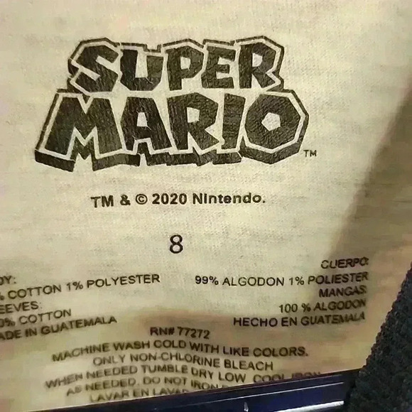 Super Mario t shirt - Picture 2 of 2